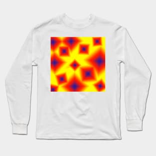 red yellow blue gradient Long Sleeve T-Shirt